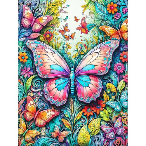 Butterfly Puzzles for Adults 1000 Pieces - color: Dreamy Butterfly