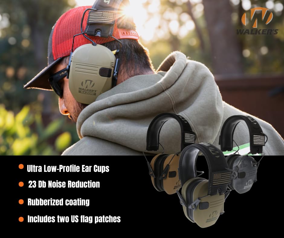Walker's Razor Patriot Electronic Muff - Kryptek - size: One Size