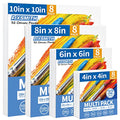 FIXSMITH Canvas Boards for Painting, Multi Pack- 4x4,6x6,8x8,10x10 (8 of Each),32 Pack,100% Cotton Primed Canvas Panels for Acrylic, Oil, Art Supplies for Kids, Adults, Beginners - size: 32 Pack - 8 of Each (4"×4", 6"×6", 8"×8", 10"×10")