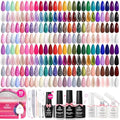 Beetles Gel Nail Polish Set, 119 PCS 100 Colors Fall Gel Polish Kit - color: All Season - 100 Colors (119 Pcs)