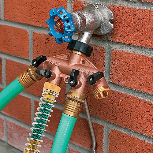 Hourleey Garden Hose Protector, Hose Extension Adapter with Coil Spring (4 PCS) - size: 4 Pack