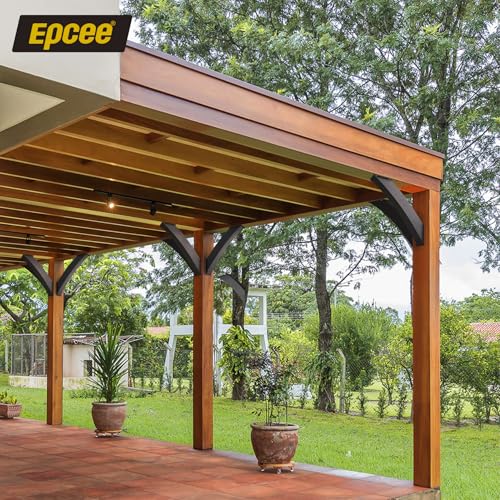 Heavy Duty 45 Degree Angle Support Bracket 2"×4" (Actual: 1.5"×3.2") Wood Beam Support Hardware Degree Post Bracket for Gazebos Pagola Porches 2Pcs - size: 2"×4"