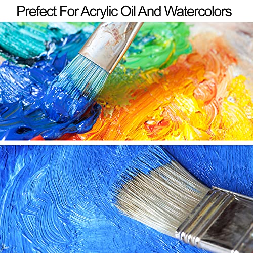Paint Brushes Set of 24 Pieces with Canvas Brush Case
