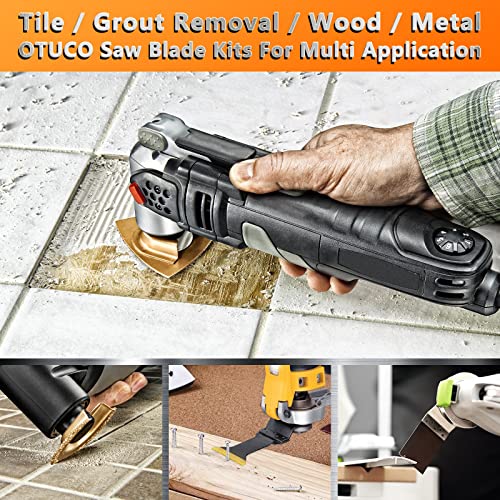 150Pcs Oscillating Saw Blades, Multi-Tool Blades Kit for DeWalt Ryobi
