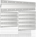 French Cleat Picture Hanger 10inch,Wall Mount Picture Hanger Kit (10 Pairs) - size: 10inch-10Pairs