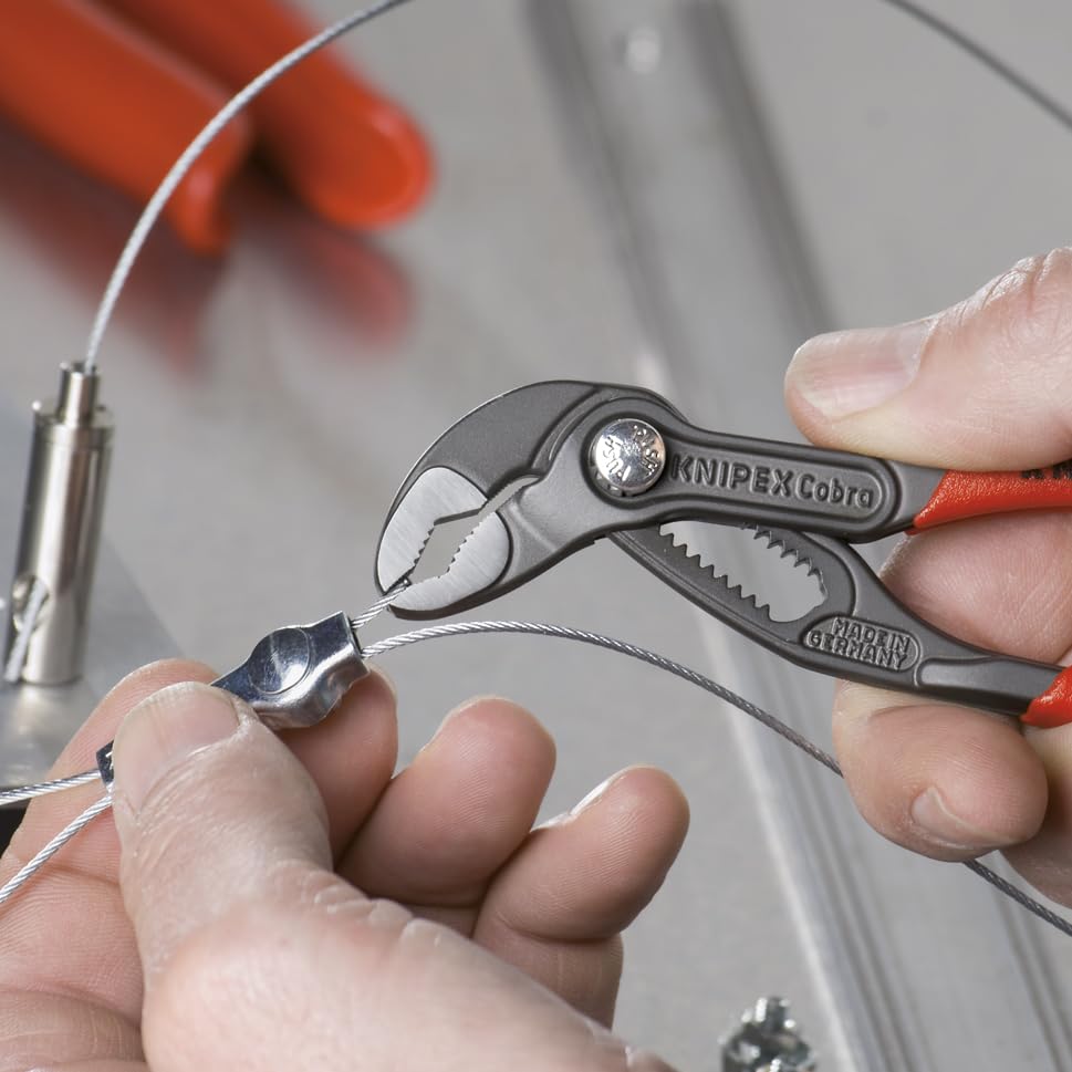 Knipex Tools 00 19 55 S5, Cobra Pliers, 5Piece Set with Tool Pouch