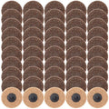 50 Pcs 3 Inch Sanding Discs Khaki Quick Change Sanding Discs | Nylon Surface Conditioning Grinder Wheels for Angle Grinder, Stock and Rust Removal, Grinding, Deburring - color: Khaki, size: 3 Inch