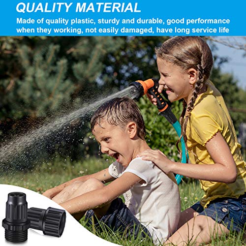 Mudder 4 Sets Garden Expandable Hose Repair Kit, 3/4 Inch