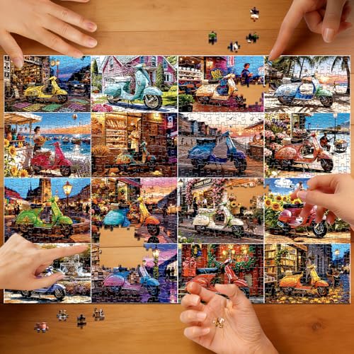 Scooter Journey Puzzles for Adults 1000 Pieces - color: Scooter Journey