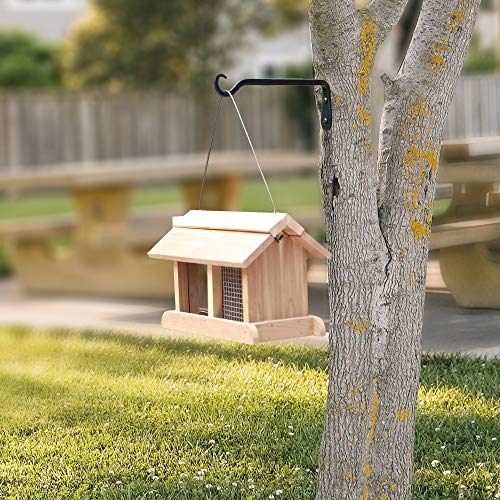 Worth 6-Pack 7" Plant Hanger Bracket, Forged Iron Black Hanging Hooks - color: Black, size: 7" Length