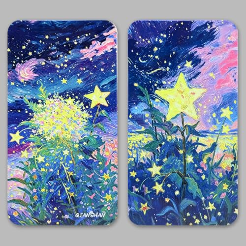 qianshan 40Pcs Empty Half Pans Watercolor Tin Palette with Magnetic Stripe - color: Starlit Bloomfield