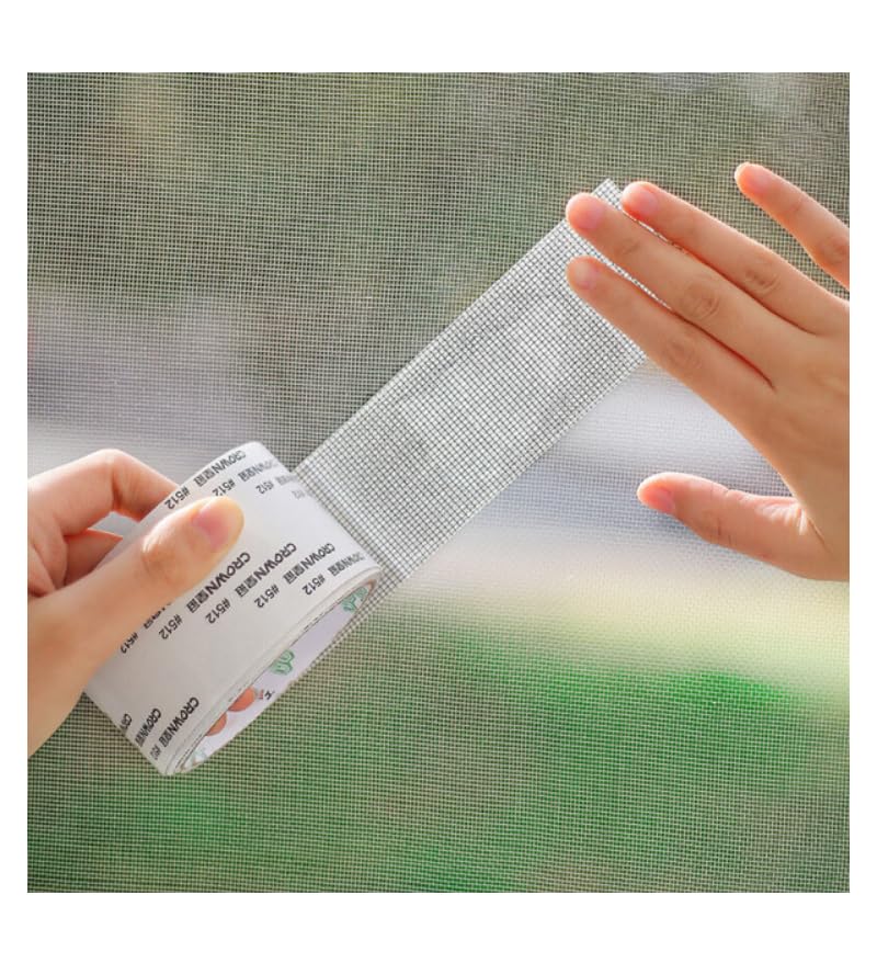 Window Screen Repair Kit Tape Repair Kit for Window Screen and Screen Door Strong Adhesive Window Screen Mesh Repair Waterproof Screen Repair Kit（2 in × 6.56ft） Grey
