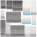 96 Pcs T Shank Jig Saw Blades Multi-Purpose Jigsaw Blade Kits Contractor Assorted HCS/HSS Replacement Set for Wood Plastic and Metal Cutting