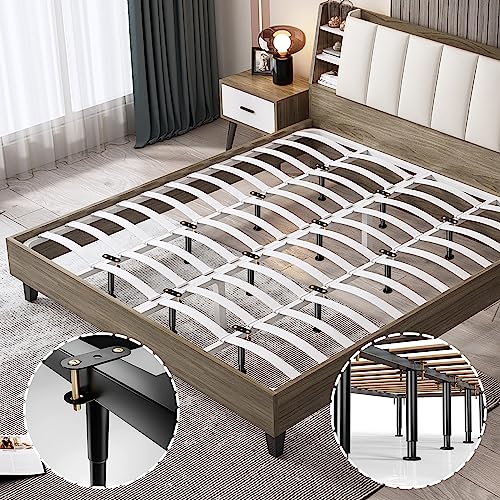 Adjustable Height Bed Support Legs 13.8-23.6 inch, Bed Frame Center Support Legs for Bed Frame/Bed Center Slat/Furniture, Heavy Duty Metal Bed Replacement Legs Bed Slats Support Legs, Upgraded Version - size: 13.8'' - 23.6'' 2Pcs