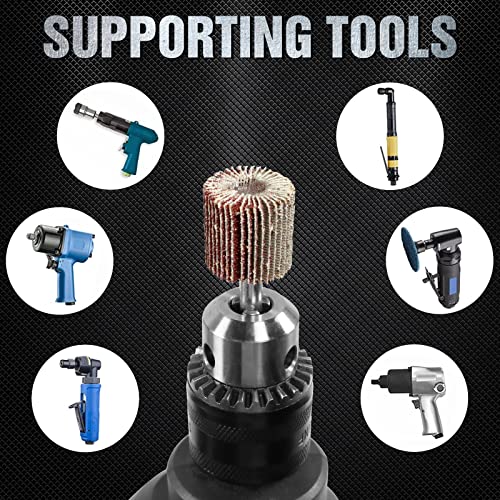 20 Pcs Flap Wheel Sander Set 80 Grit Sanding Wheel