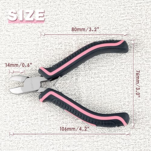 Mini Diagonal Cutting Pliers 4 Inches Side Cutters with Spring - style: Diagonal Cutting Pliers
