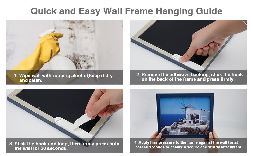 Gisde X-Large Picture Hanging Strips Heavy Duty, 16-Pairs(32 Strips) Sticky Picture Hangers for Walls No Damage Wall Picture Hangers Without Nails Refill Adhesive Poster Strips (X-Large-16 Pairs) - size: X-Large-16 Pairs