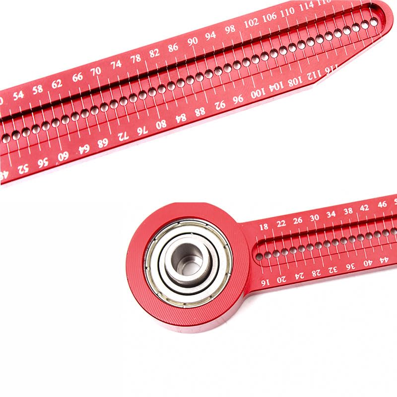 Circle Maker Compass, Woodworking Compass Precision Alloy Scribe Tool, 360° Round Marking Gauge for Carpenter Student Architect