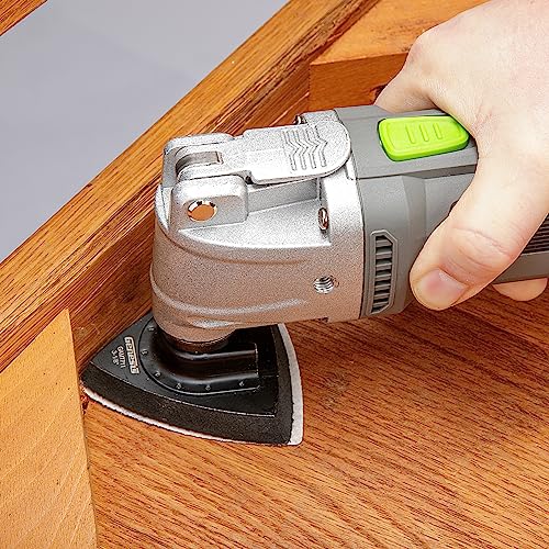 Genesis Oscillating Tool 3.5 Amp Oscillating Multi Tool with 3.7° Oscillation Angle, 6 Variable-Speeds with 16-Piece Accessory Set, Storage Box, Carrying Bag, and 2 Year Warranty (GMT35T) - size: 3.5 Amp Tool-less Blade Change