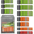 50-Piece Jigsaw Blades Set with Storage Case - size: 50pcs T119B-T127D