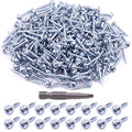 Glarks 280Pcs #8x1'' Pocket Hole Screws Zinc Coated Square Drive Self Tapping Coarse Thread Wood Screws for Wood and Sheet Metal (#8x1‘’ Coarse Thread) - size: #8x1‘’ Coarse thread