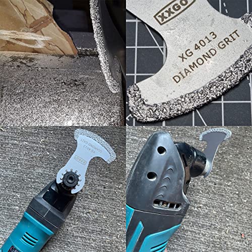 XXGO 20 Pcs Oscillating Tool Diamond Blade for Grout Removal XG8020S - size: 20 PCS