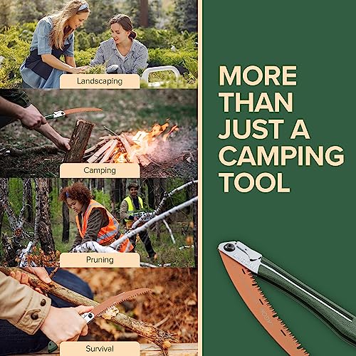 LAGOM Folding Pruning Saw | 11.4" Curved Blade | SK5 Steel | Secure Lock - style: Curved 11.4" Single