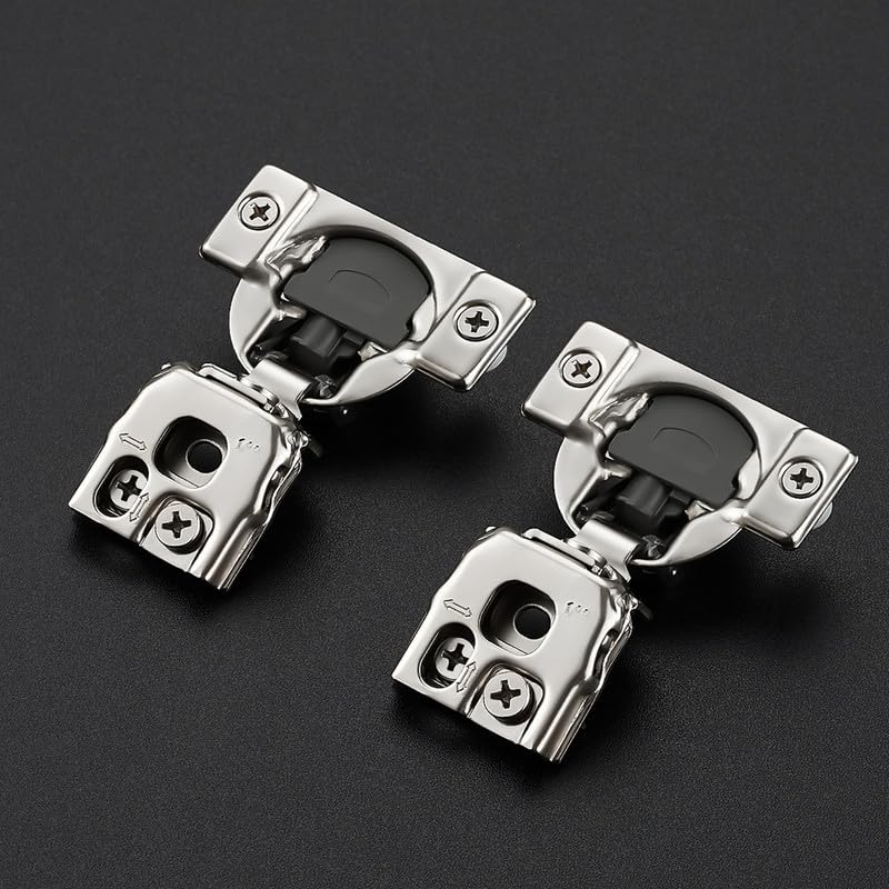 Soft Close Hinges for Kitchen Cabinet Hinges, 1 Inch Overlay, 10 Pack - size: 1 inch Overlay