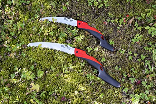 FELCO 603 Folding Pruning Saw – Curved Pull-Stroke Saw for Tree Trimming & Elevated Cut | Tree Branch Cutter | Folding Handsaw with Chrome-Plated 8" Blade, Non-Slip Handle, Blade Lock, Swiss Precision
