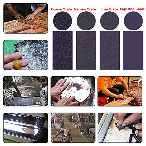 BokWin 16Pcs Sanding Sponge 60/100/120/220 Grit Sanding Blocks - size: 60 Grit/ 100 Grit/ 120 Grit/ 220 Grit