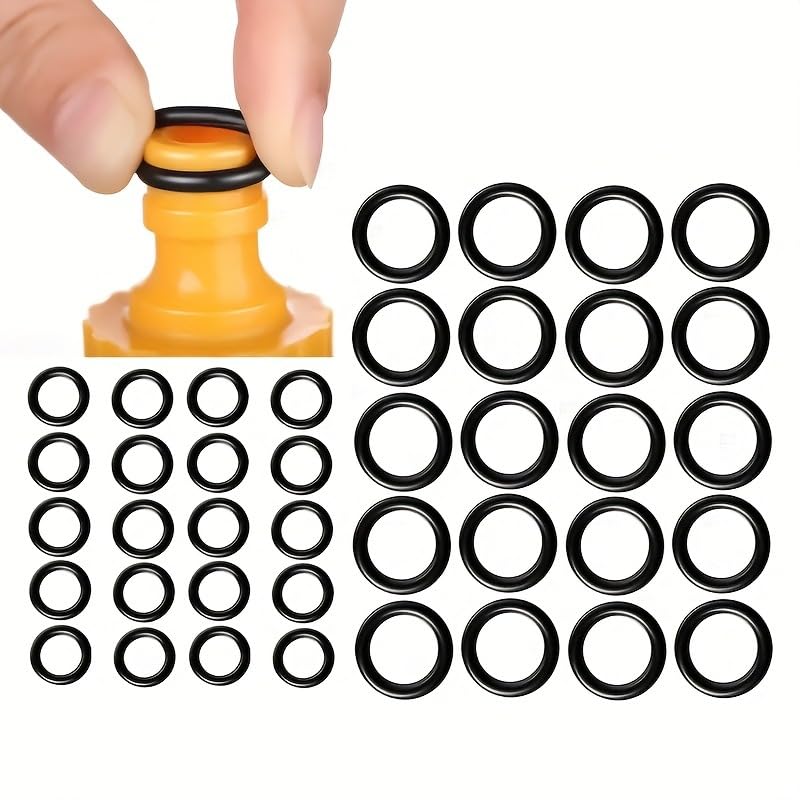 770Pcs O-Ring Assortment Kit 18 Sizes Nitrile Rubber - style: 18 Size/770 Pcs