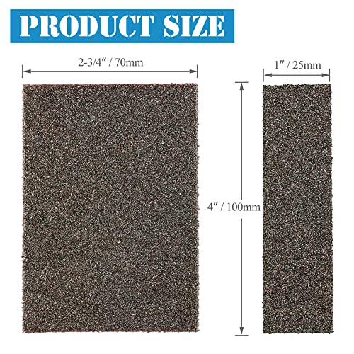 8Pcs 36 Grit Sanding Blocks, Jamiikury Coarse Sanding Sponge Washable and Reusable, Wet Dry Sandpaper Sponge for Wood Metal FurniturePaint and Drywall - size: 36 Grits