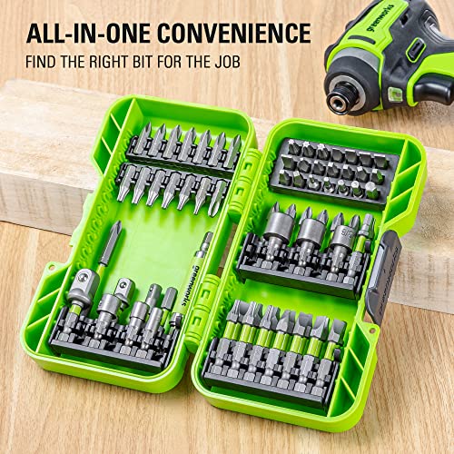 Greenworks 70 Piece Impact Rated Driving Set - size: Tool Only(70-Piece Accessories)