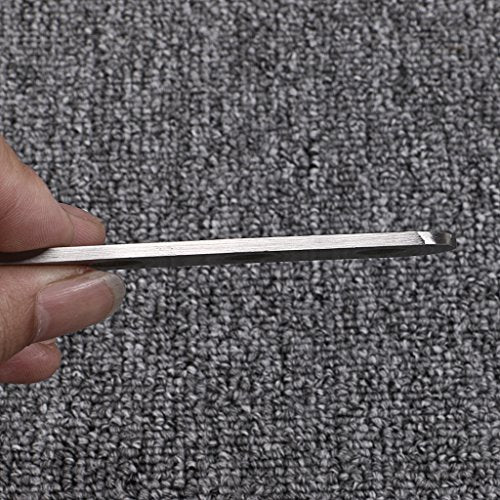 Sumnacon 8Pcs Stainless Steel Flat Plates - 4 Inch Heavy Duty Mending Plate Straight Corner Brace Brackets Connector Furniture Repair Fixing Joint with Screws, Silver - size: 4 Inch Silver
