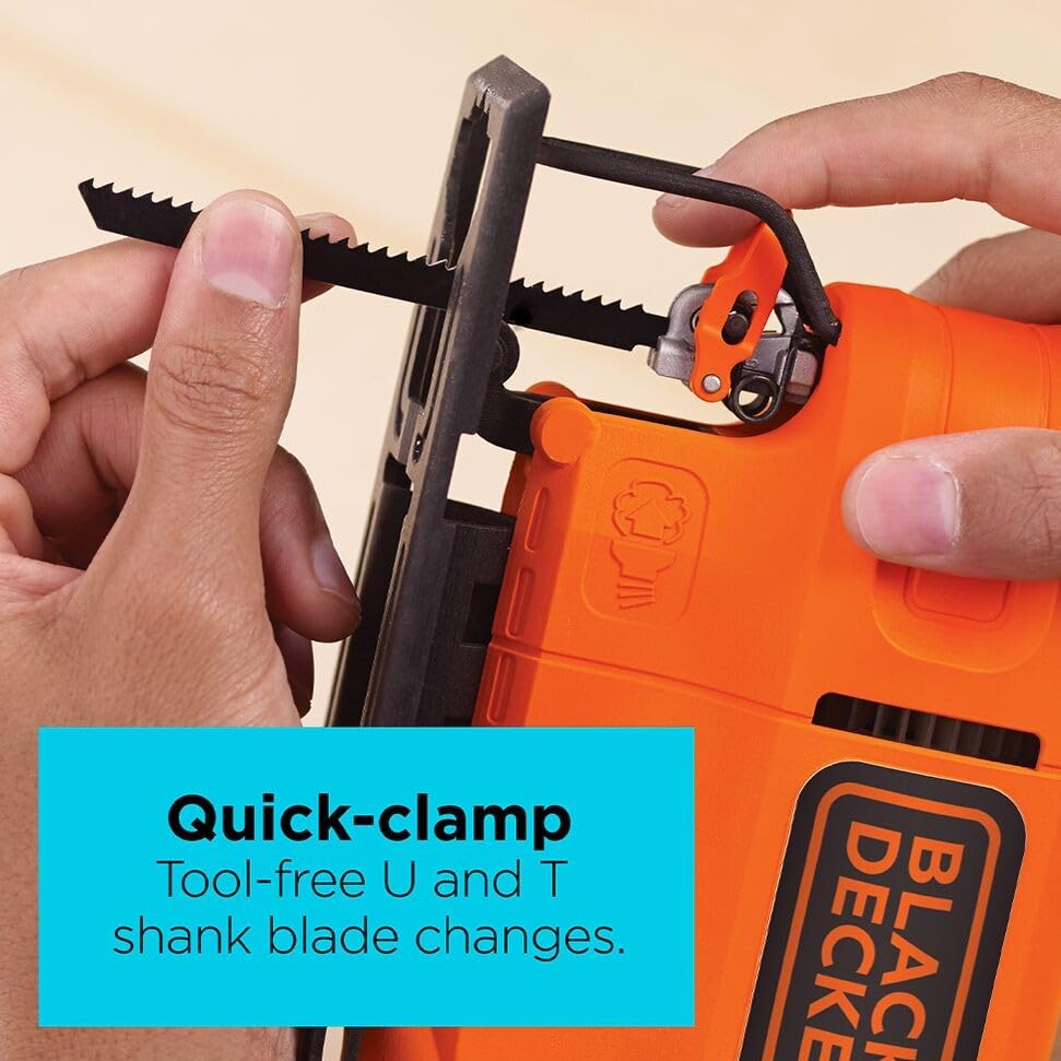 BLACK+DECKER Jig Saw, 4.5 -Amp (BDEJS300C)