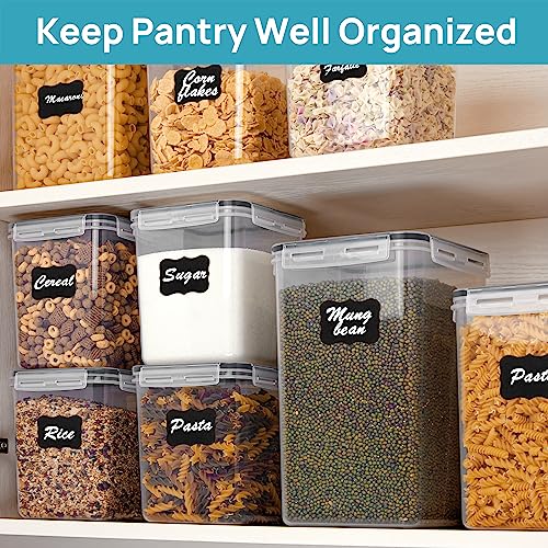 Vtopmart 10 PCS Flour and Sugar Storage Container Sets for Advanced Baker | For Bulk Flour and Sugar Storage, Airtight Seal, Multiple Sizes, BPA Free, Food Grade Material, Dishwasher Safe (Not Lids) - size: 10 Pack