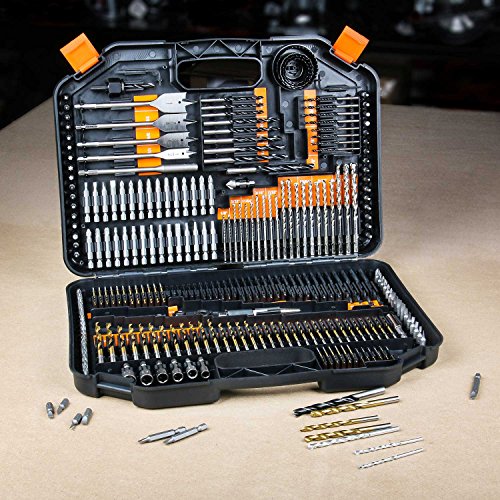 ENERTWIST Drill Bit Set, 246PCS Drill Bits, Driver Set with Portable Case - style: 246PCS