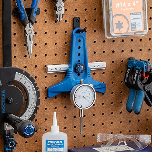 Rockler Table Saw Alignment Gauge with Precision Dial Indicator Tool