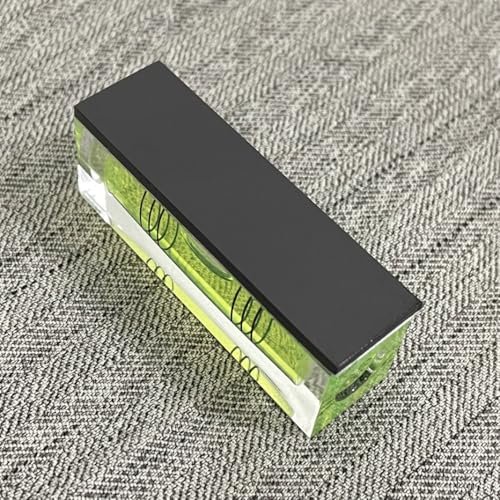3Pcs Magnetic Small Bubble Levels 52x15x20mm Mini Square Bubble Spirit Level Measuring Layout Tools (52mm) - size: 52mm