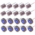 20PCS Flap Wheel Sander,80 Grit 1/8" Shank Sanding Bits Set - size: 32mm x 24mm