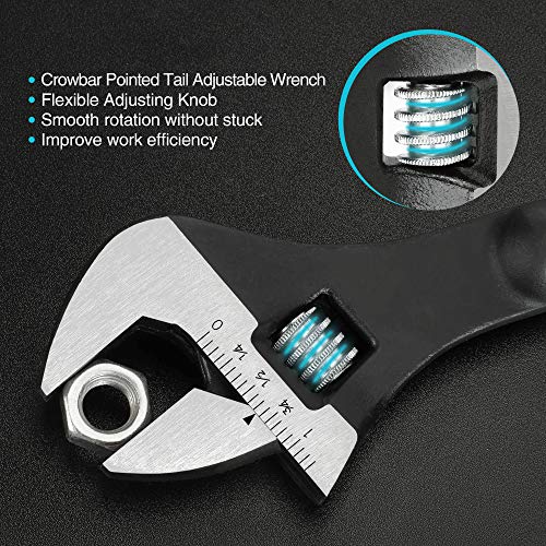 DURATECH 8-Inch Adjustable Construction Spud Wrench - size: 8-Inch