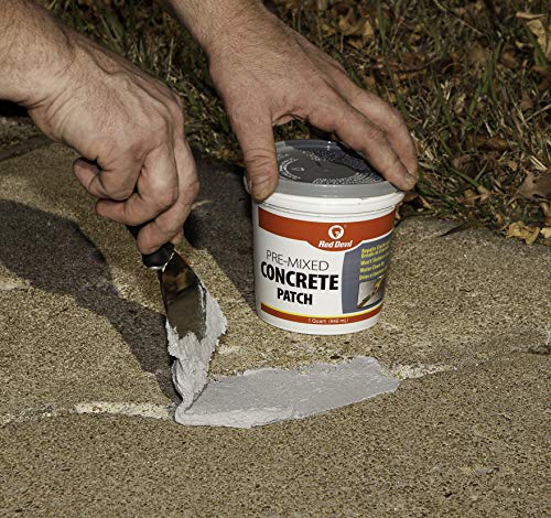 Red Devil 0641 Pre-Mixed Concrete Patch, 1 Gallon, Pack of 2, Gray, Made in USA - size: 1 Gallon, style: 2 - Pack