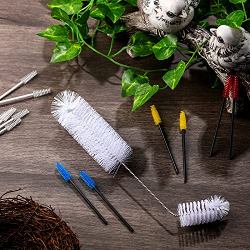 Hummingbird Feeder Cleaning Brush, 19 Pieces 3 Size, White - color: White