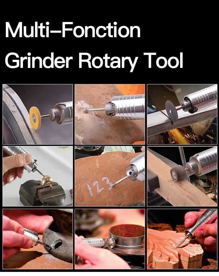 380W Flex Shaft Rotary Tool with Stepless Speed Foot Pedal, Multi-Function Metal Hanging Grinder Carver Kit - Ideal for Carving, Buffing, Drilling, Polishing, Sanding, Cutting- Includes DIY Accessorie - size: 380W Chuck 0.3-4mm