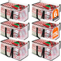 RoomHacks Moving Bags, Heavy Duty Large Storage Bags, 125L, 6 Pack, Clear - size: 125L- 6Packs