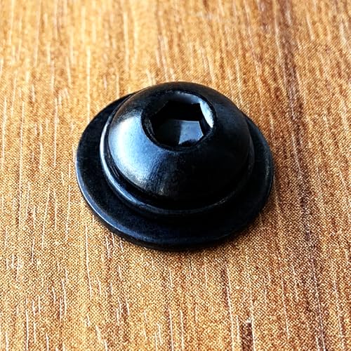 Mywish 20Set Black Oxide Stainless Steel Nut and Bolt Kit, 1/4-20 Button Head Socket Cap Bolts, Allen Screws, Hex Spanner - color: Black, size: 1/4-20 x 1-1/2"
