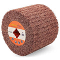 Non Woven Burnishing Wheel, 4.33" x 4", 110x100mm, for Burnishing Polishing Machine, 3/4 Inch Arbor - style: Burnishing Wheel #80