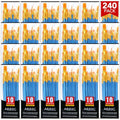 AROIC Acrylic Paint Brush Set, 24pack/240pcs Nylon Hair Paint Brushes - size: 240pcs-blue