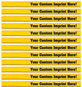 Express Pencils Bright Yellow Custom Carpenter Pencil Personalized imprinted with your Name, Logo or Message Pack of 12 (Bright Yellow) - color: Bright Yellow