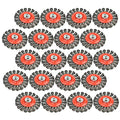 AAIN 20Pack Wire Wheel Brush,Knotted Wire Brush 4 inch for Cleaning Rust - size: 20 pack, style: 4 inch Knotted Wire Brush